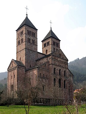 L’abbaye de Murbach.