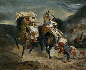 El combate de Giaour y Hassan, 1826, Institutu d'Arte de Chicago