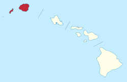 Elhelyezkedése Hawaii államban