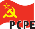 Emblema del Partíu Comunista de los Pueblos d'España.