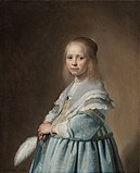Mavi paltarlı qız, Johannes Kornelisz Verspronck 1641.