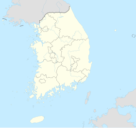 Wonju trên bản đồ Hàn Quốc