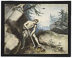 יוהאן היינריך רמברג, טימון והזהב (מתוך "טימון איש אתונה", 1829)