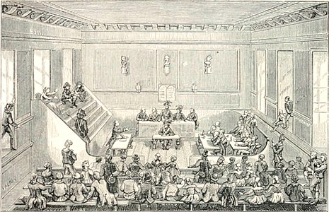 Революційний трибунал за роботою, 1793 рік