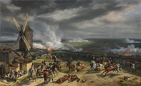 Перемога Франції над пруссаками в битві під Вальмі (29 вересня 1792 роки)