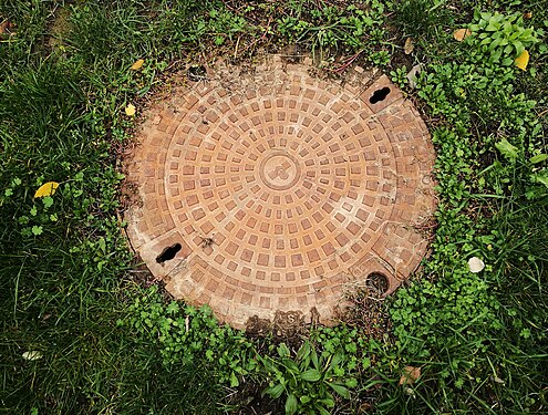 Water supply manhole, Lublin; Poland.