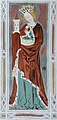 23. Szent Borbála egy 15. századi freskón az olaszországi Ortisei Szent Jakab templomának apszis boltívén (javítás)/(csere)