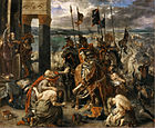 Η είσοδος των Σταυροφόρων στην Κωνσταντινούπολη το 1204, 1840, Λούβρο