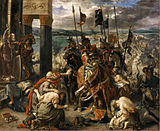 （第四回）十字軍のコンスタンティノープルへの入城（1841年、ルーヴル美術館所蔵） "L'Entrée des croisés à Constantinople"