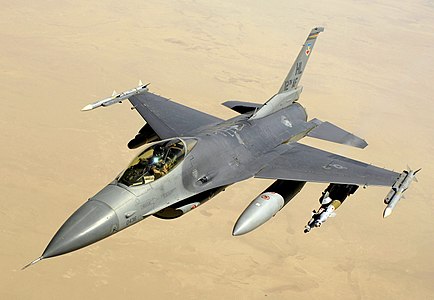 General Dynamics F-16 Fighting Falcon, by Andy Dunaway