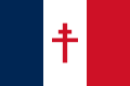 Bandiera della France libre usata nel codominio delle Nuove Ebridi (1940-1944)