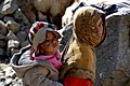 Helybeli lányok, Hunza-völgy, Gilgit-Baltistan, Pakisztán, 2008. szeptember 28.