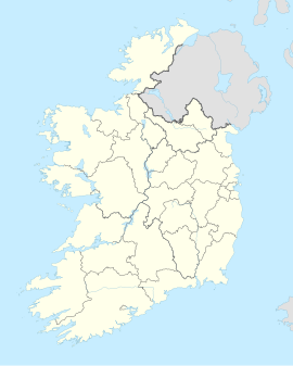 Dublin na mapi Irske