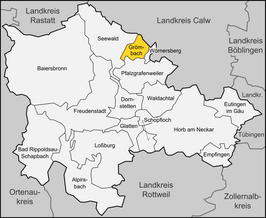 Kaart van Grömbach
