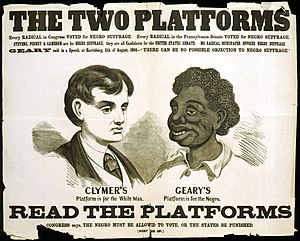 Irkçı kampanya posteri