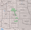 Symphyotrichum porteri native distribution: US — Colorado counties: Boulder, Douglas, El Paso, Gilpin, Jefferson, Larimer, Las Animas, and Teller; New Mexico counties: Harding and San Miguel; Wyoming counties: Albany, Carbon, and Laramie.