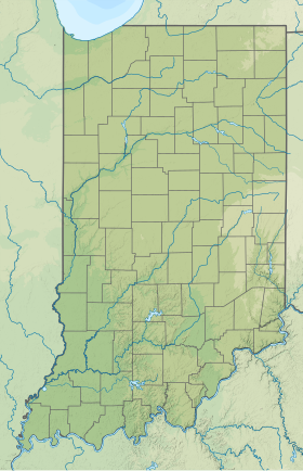 Voir sur la carte topographique de l'Indiana
