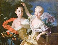 Доньки Петра Анна та Єлизавета, 1717, Російський музей