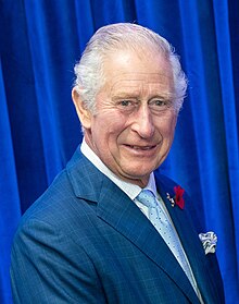 A photograph of King Charles (as Prince Charles) aged 73