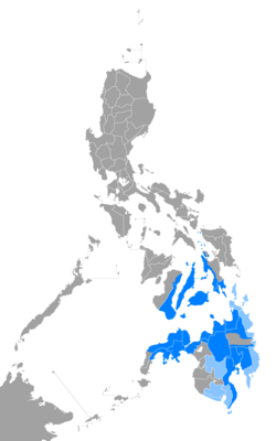 Частина Філіппін, де розмовляють себуанською мовою