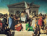 Jean Auguste Dominique Ingres, Homer deïficat