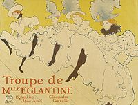 La Troupe de Mllé Eglantine (1895-6, afisxo)