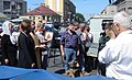Площадь Александра Невского, освящение памятного креста для с. Кобылье Городище