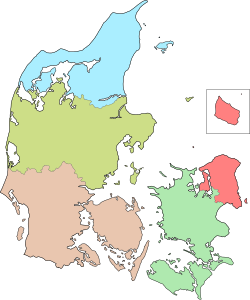 Данияның әкімшілік аймақтары