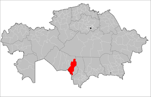 موقعیت شهرستان شیه‌لی در نقشه