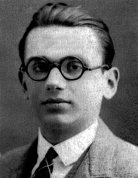 Kurt Gödel vuonna 1925