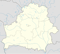 Maladzetjnas läge i Belarus.