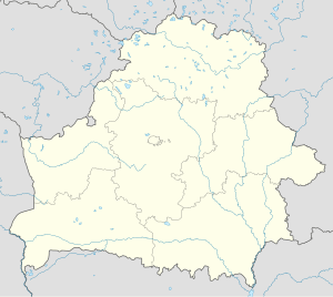 Чашники. Карта розташування: Білорусь