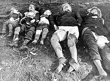 Civili germani uciși de trupele sovietice