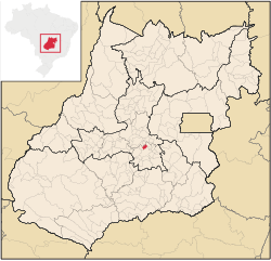 Localização de Santo Antônio de Goiás em Goiás