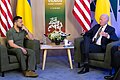 Ukrainos ir JAV prezidentų susitikimas