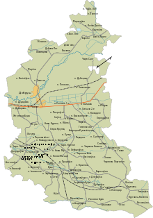 Map Belarus, Gomelsk Oblast, Dobrushsky region.svg