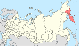 Kamtjatka krajs läge i Ryssland.