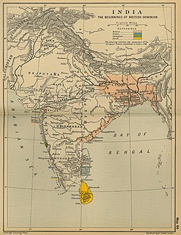 Індійський субконтинент 1783 року