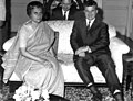 Ceaușescu insieme al Primo ministro indiano Indira Gandhi (1969)