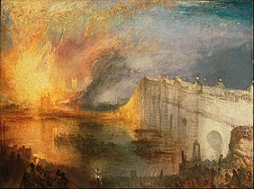 London fire by Turner