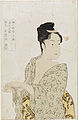 （日本の絵画 浮世絵）喜多川歌麿 『婦人相学十躰 浮気の相』 江戸時代18世紀 重要文化財
