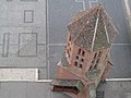 A Dömötör-torony a Dóm tornyából nézve