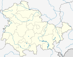 Schleusingen is located in Thuringia