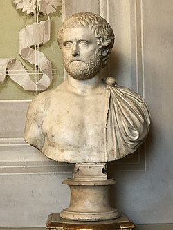 Ovidius, římská busta z 1. století, Galleria degli Uffizi