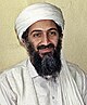 Color photograph of Osama bin Laden between circa 1997 and circa 1998