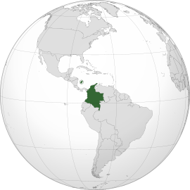 Розташування Колумбії