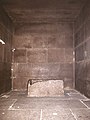 Camera del re (camera superiore): visuale in direzione ovest e sarcofago