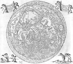 约翰·赫维留的月面图 (1647年)