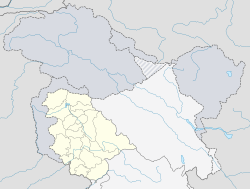 سرینگر is located in جموں و کشمیر
