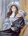 Портрет на Берт Моризо и ќерката Жили Моне, 1894